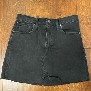 Black madewell skirt